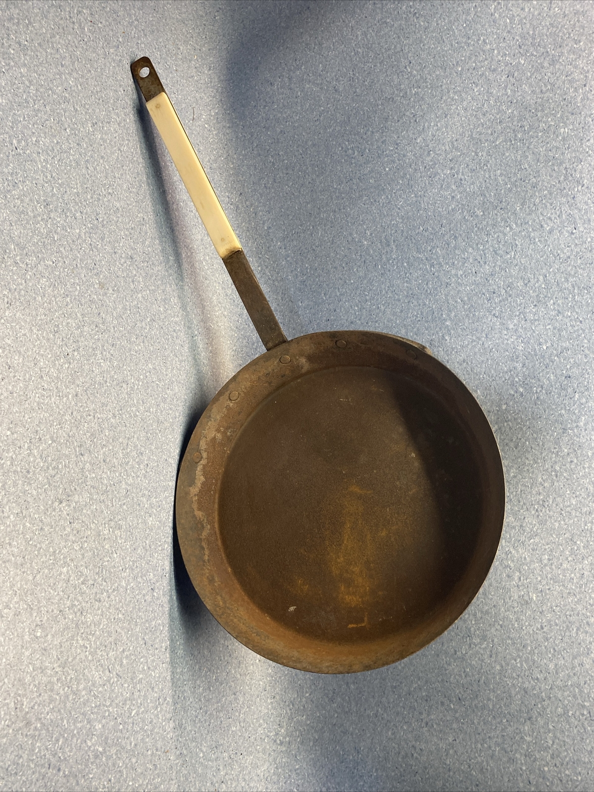 Vintage Huge Cowboy Campfire Skillet Carbon Steel 16\