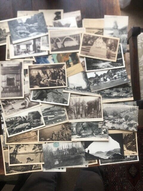 Bulk lot of 69 very old postcards of various topics