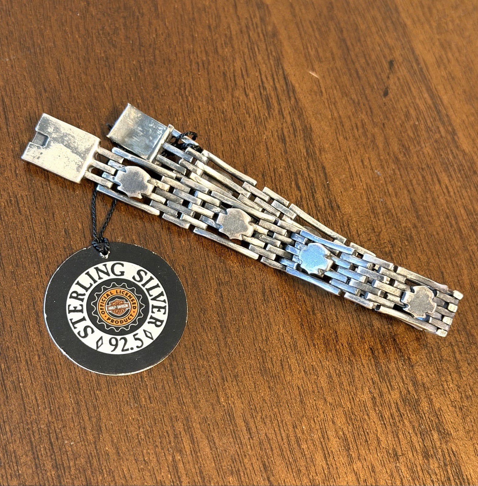 RARE NEW Harley-Davidson Motorcycle Link Bracelet Silver 925 MB Jewelry NYC