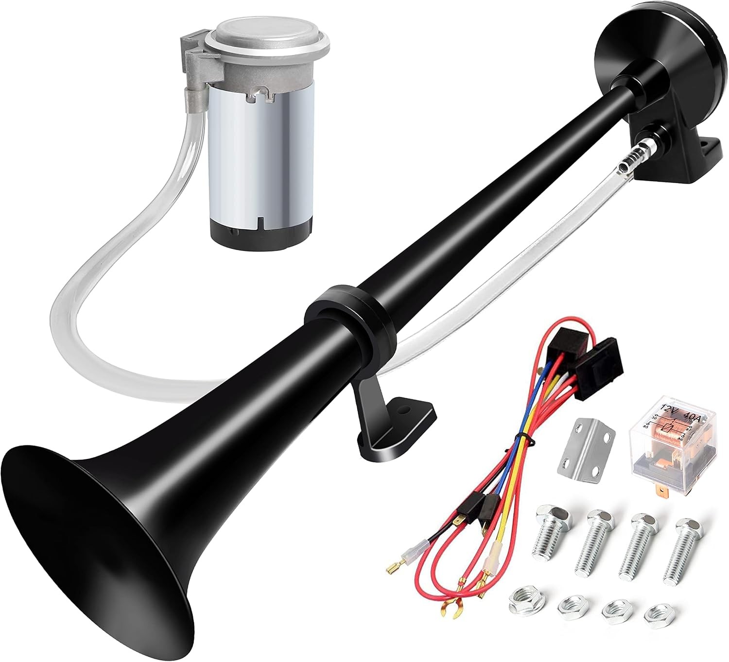 Kit de bocina de aire de 150 dB para camión súper ruidoso con compresor US NUEVO