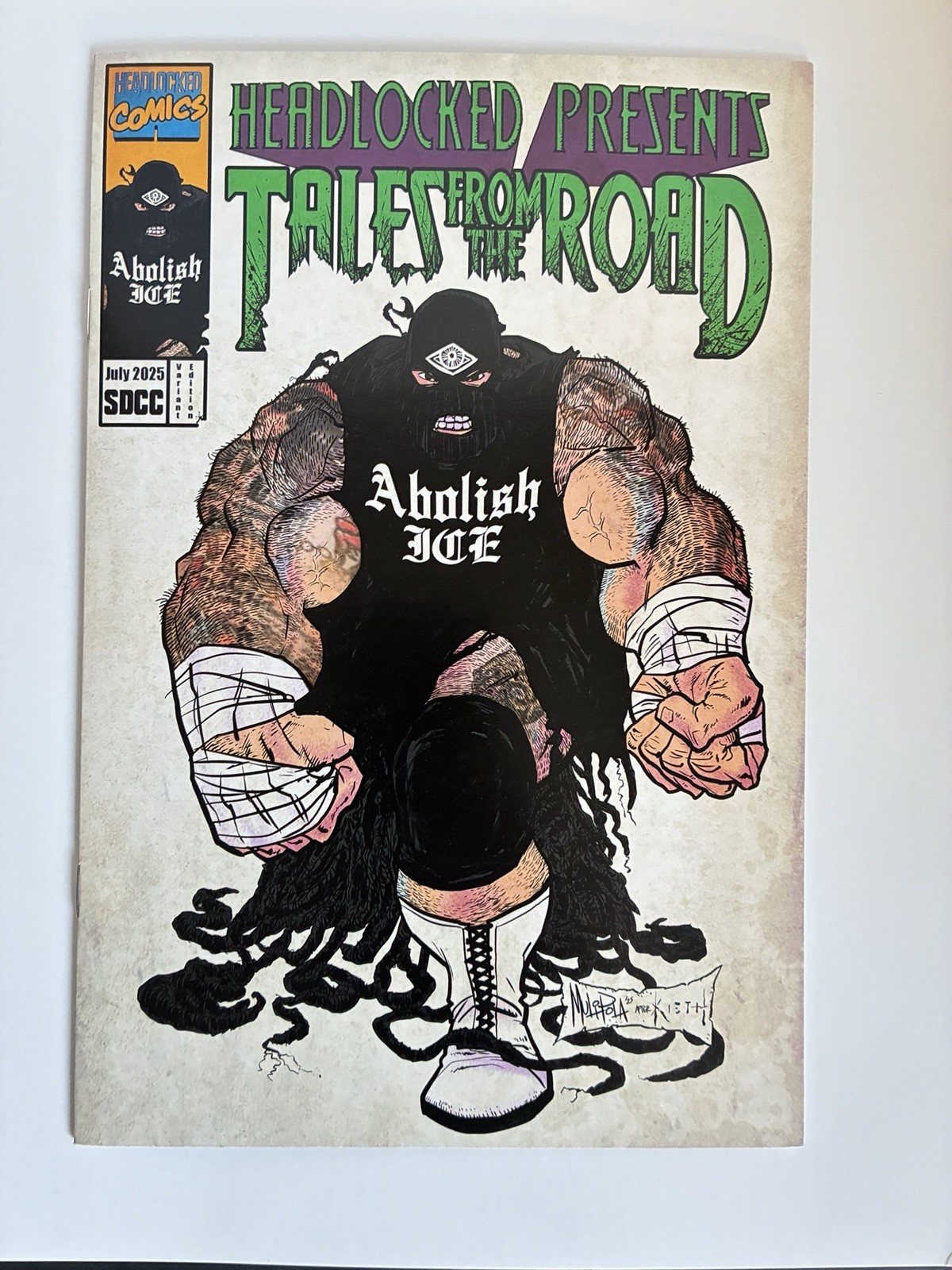 TALES FROM THE ROAD BRODY KING SDCC 2025 VARIANT 1ST PRINT HEADLOCKED COMICS HTF TALES FROM THE ROAD BRODY KING SDCC 2025 VARIANT 1ST PRINT HEADLOCKED COMICS HTF
