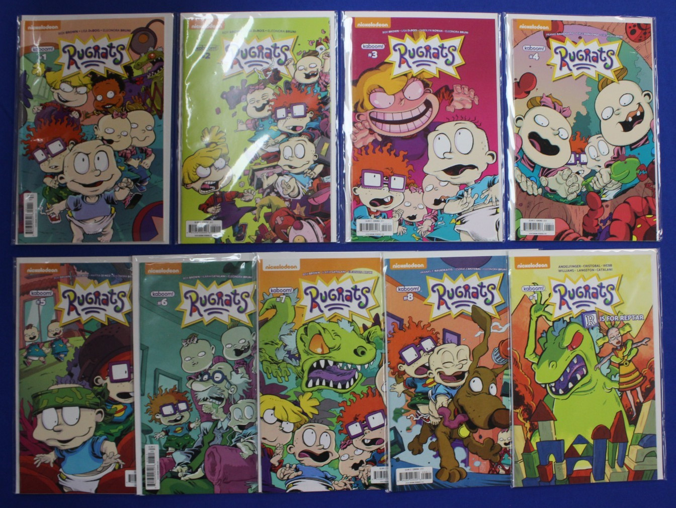 Rugrats #1-8 Complete Set + R is for Reptar VF/NM 2017 Boom Kaboom Nickelodeon