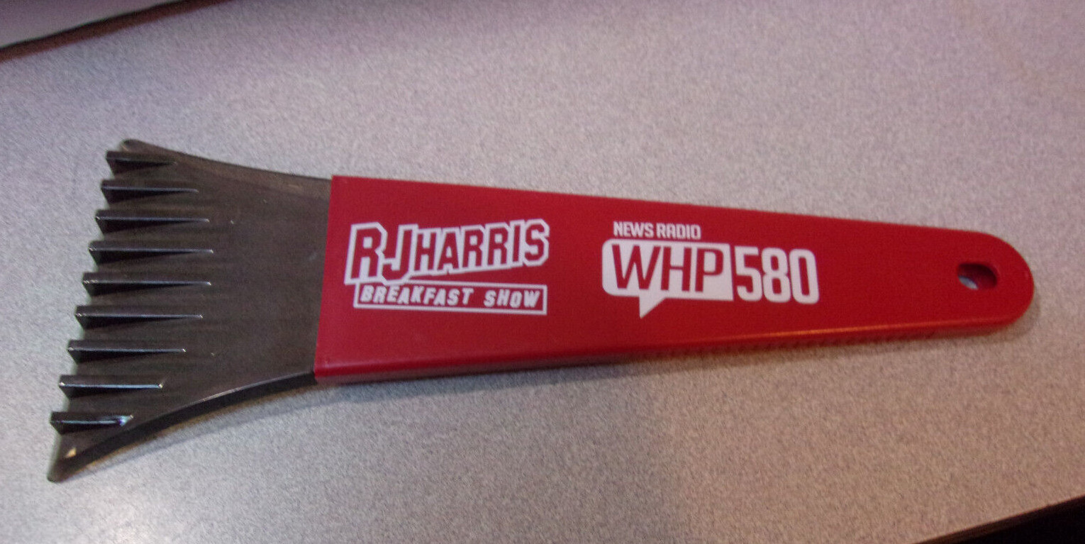 Harrisburg Pa WHP 580 News Radio Station Ice Scraper R. J. Harris Breakfast Show