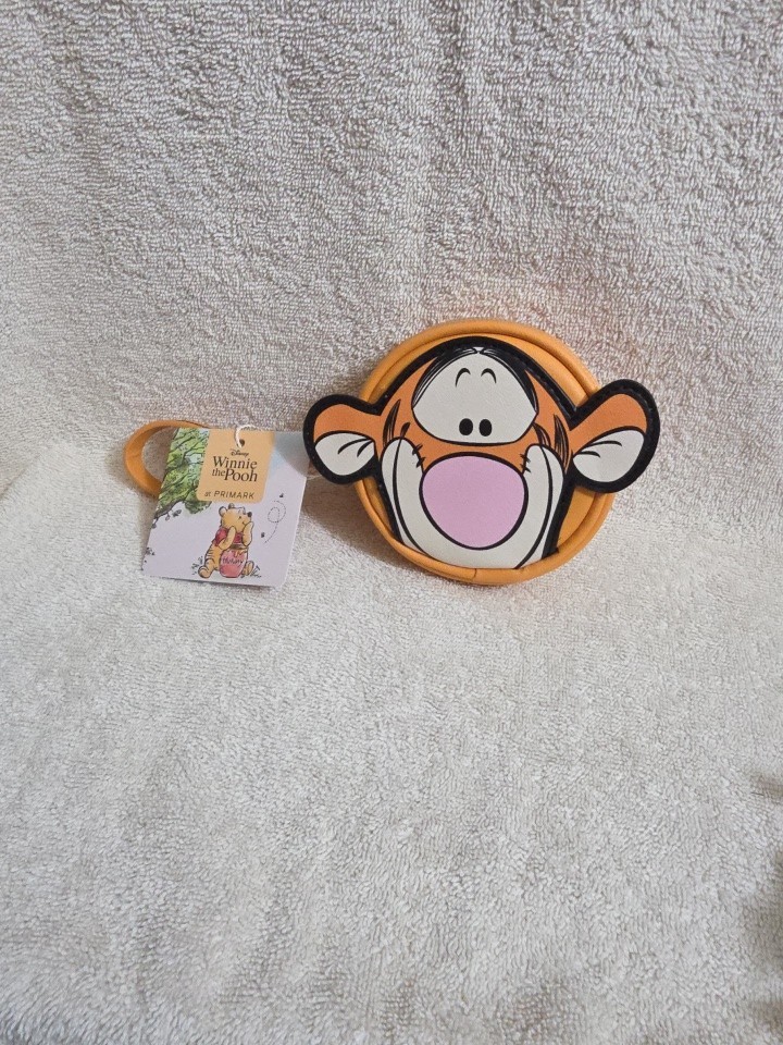 Disney Winnie The Pooh, Tigger Zip Coin Purse Wristlet Primark NEW