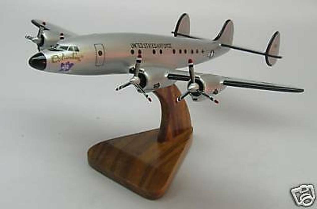 VC-121-E Columbine Eisenhower C121 Airplane Desk Wood Model Big New