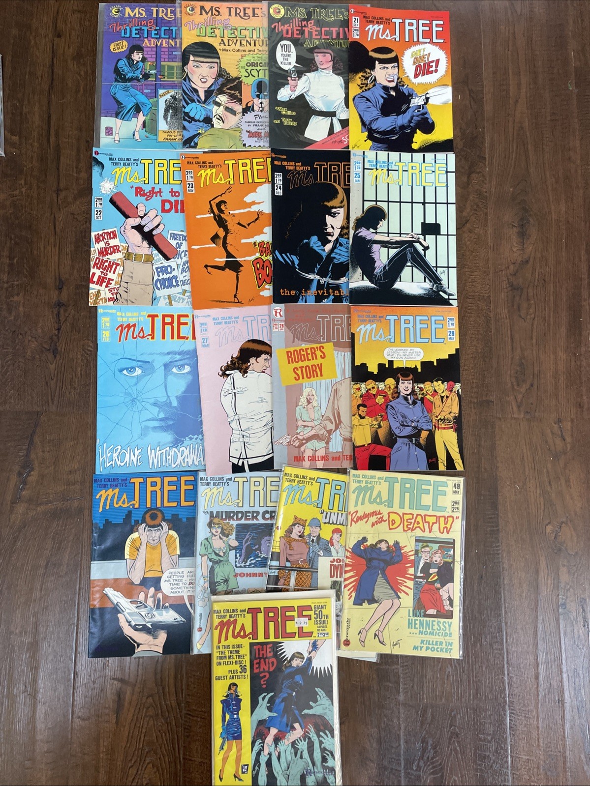 MS. TREE Copper Age Lot of 17 Eclipse Comic 1-3 & Renegade Press 22-50; D