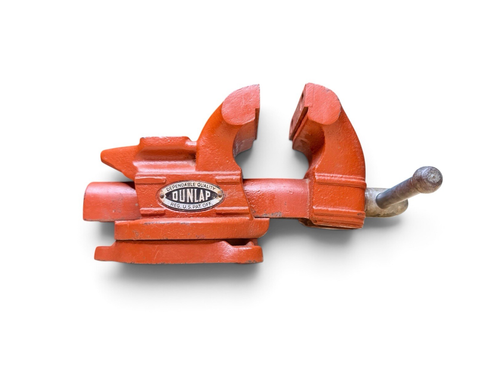 Vintage Dunlap 5244 Swivel Bench Vise Made in USA Vintage Dunlap 5244 Swivel Bench Vise Made in USA
