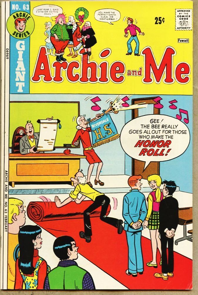 Archie And Me #63-1974 fn+ 6.5 Mr. Weatherbee / Giant Stan Goldberg