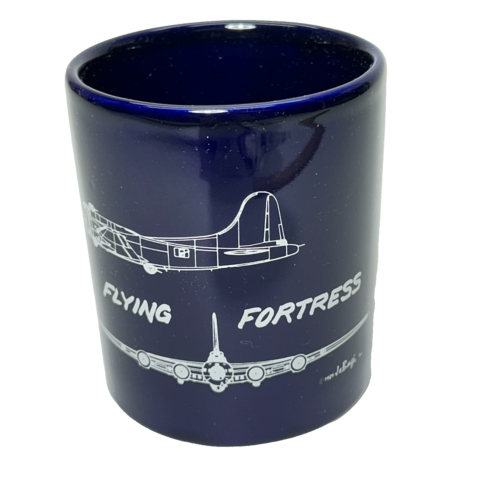 Vintage 1989 Je Base B-17 Boeing Flying Fortress Coffee Mug Cup 94th Bomb Group Vintage 1989 Je Base B-17 Boeing Flying Fortress Coffee Mug Cup 94th Bomb Group