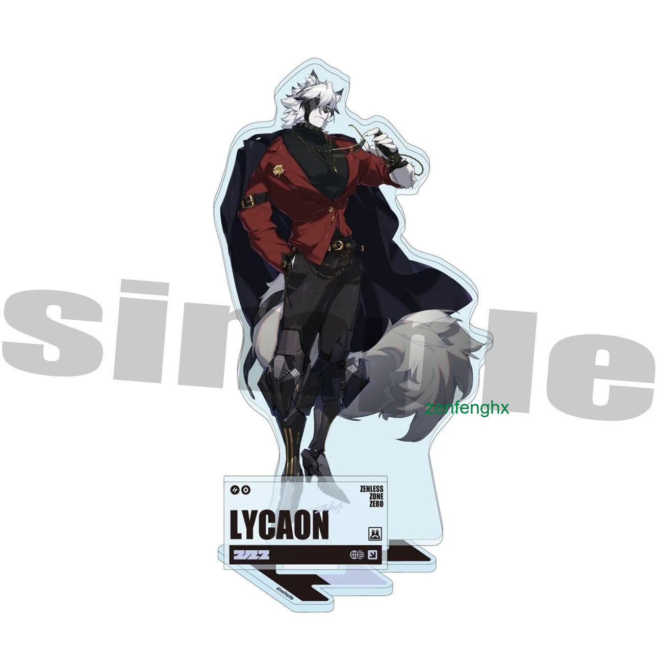 Hot Game Zenless Zone Zero Ellen Joe Von Lycaon Acrylic Standee Model