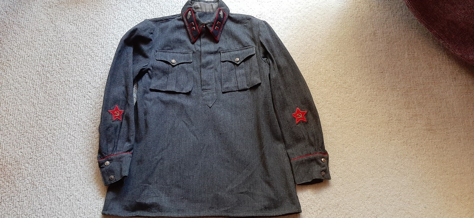 Soviet Russian WW2 Original Armor Troops Political Comissar Pullover