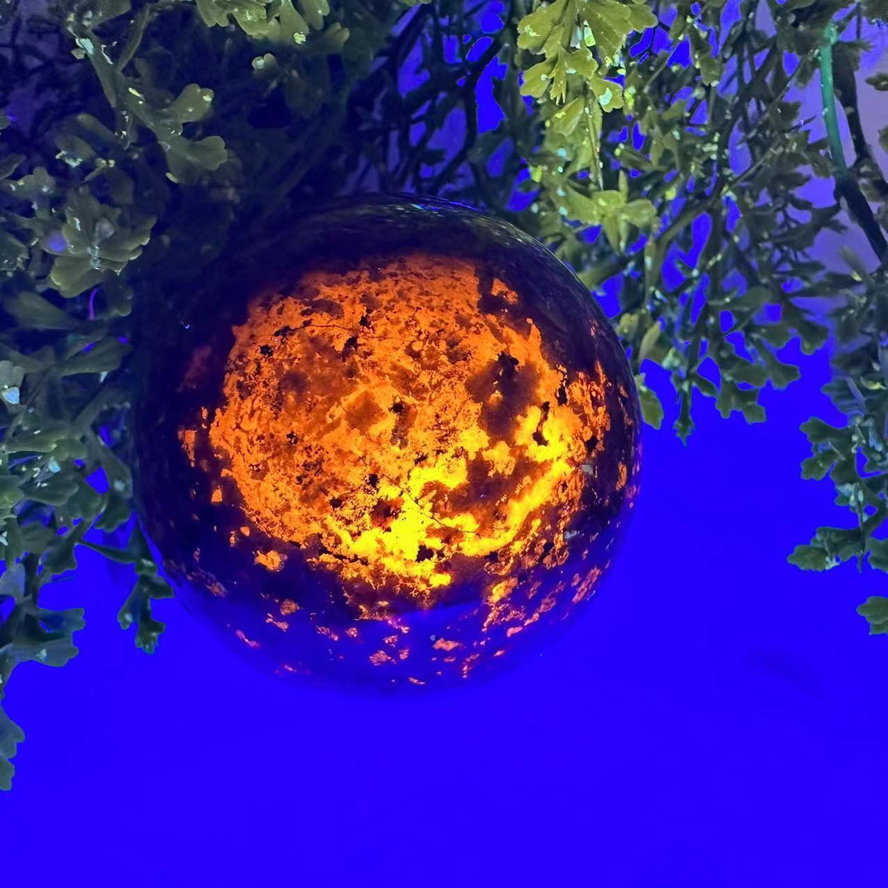 1pc 300g+ Natural Yooperite Ball quartz crystal sphere Gem Reiki Healing 60mm+