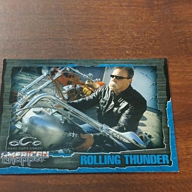 Orange County Choppers American Chopper Rolling Thunder Base Set Trading Card