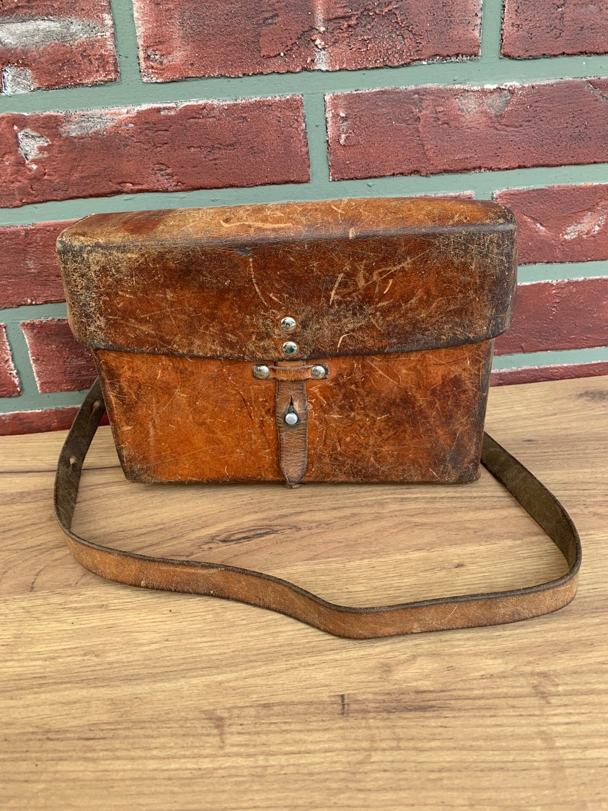 Vintage Swiss Army Leather Ammo Pouch Bag Case Paul Rytz Erlenbach 1983