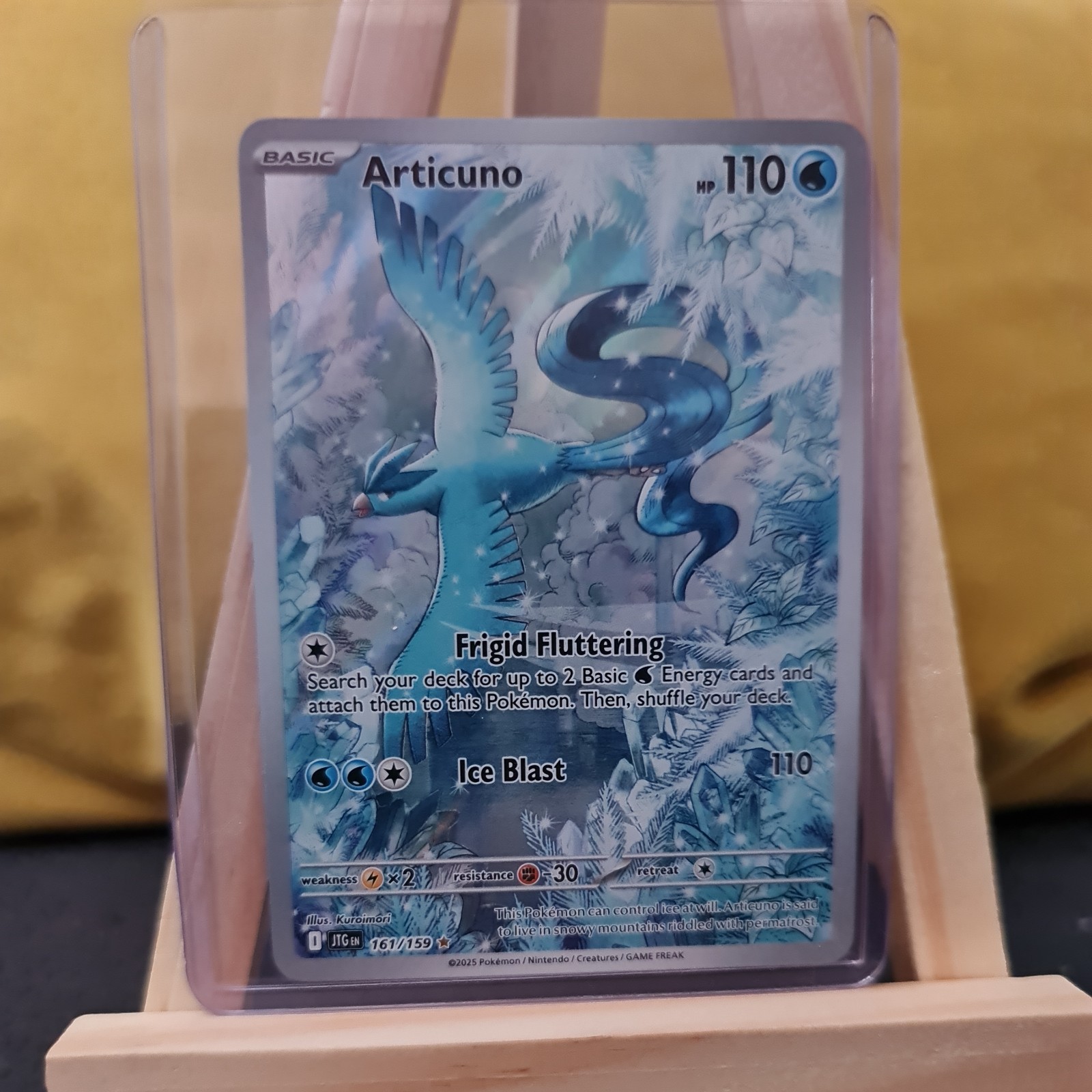Pokémon TCG: Articuno 161/159 Journey Together Illus Rare Holo 110HP (EN)