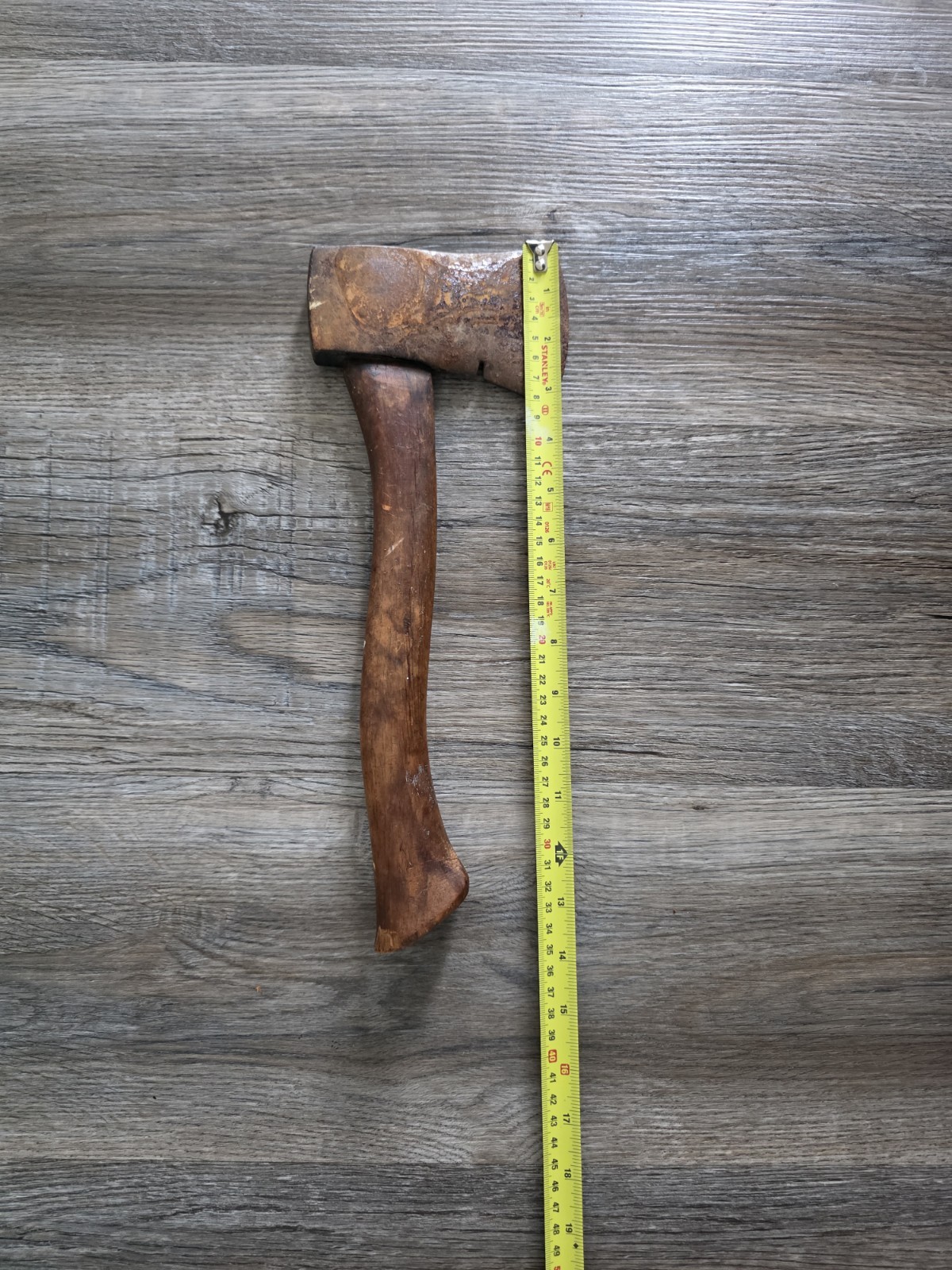 Rare Collectible Vintage Keen Kutter Brown Wood-Handled Axe Rare Collectible Vintage Keen Kutter Brown Wood-Handled Axe