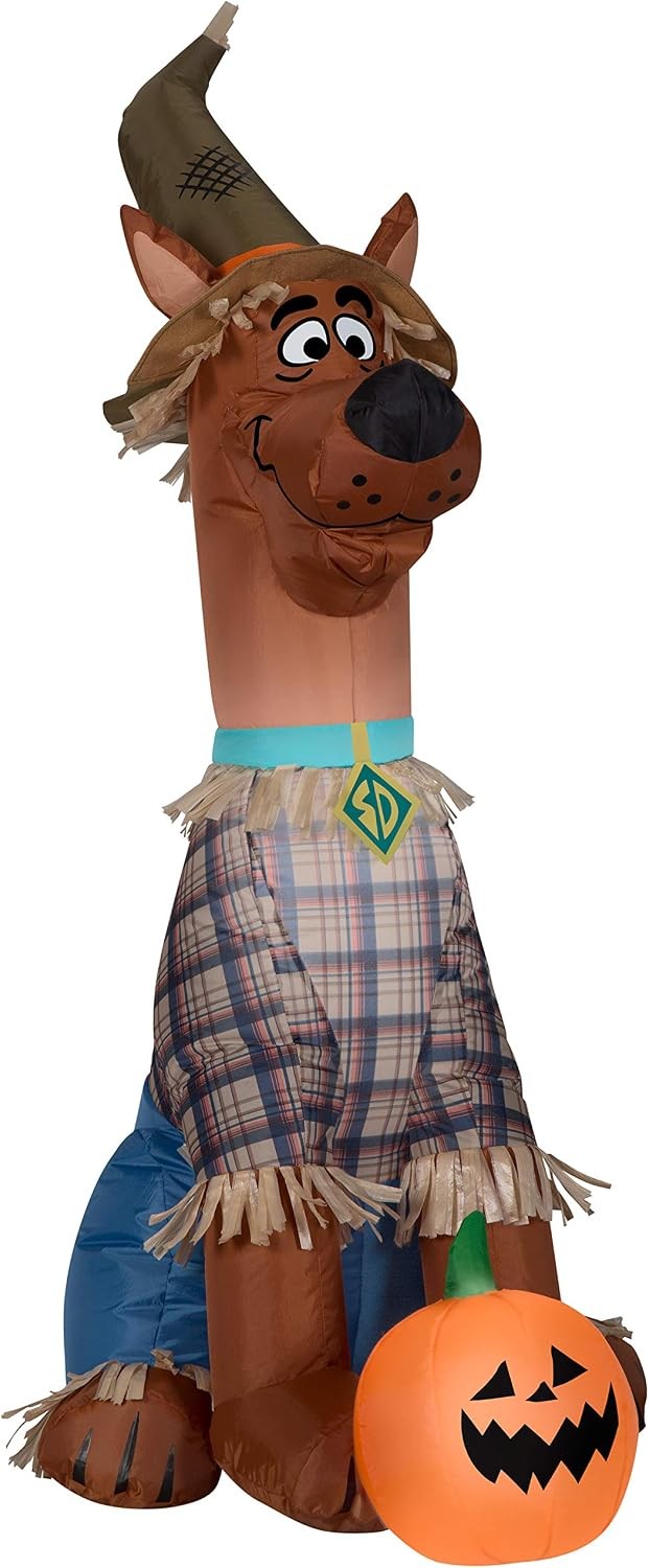 3.5\' Airblown Inflatable Scooby Doo as Scarecrow Harvest 3.5\' Airblown Inflatable Scooby Doo as Scarecrow Harvest