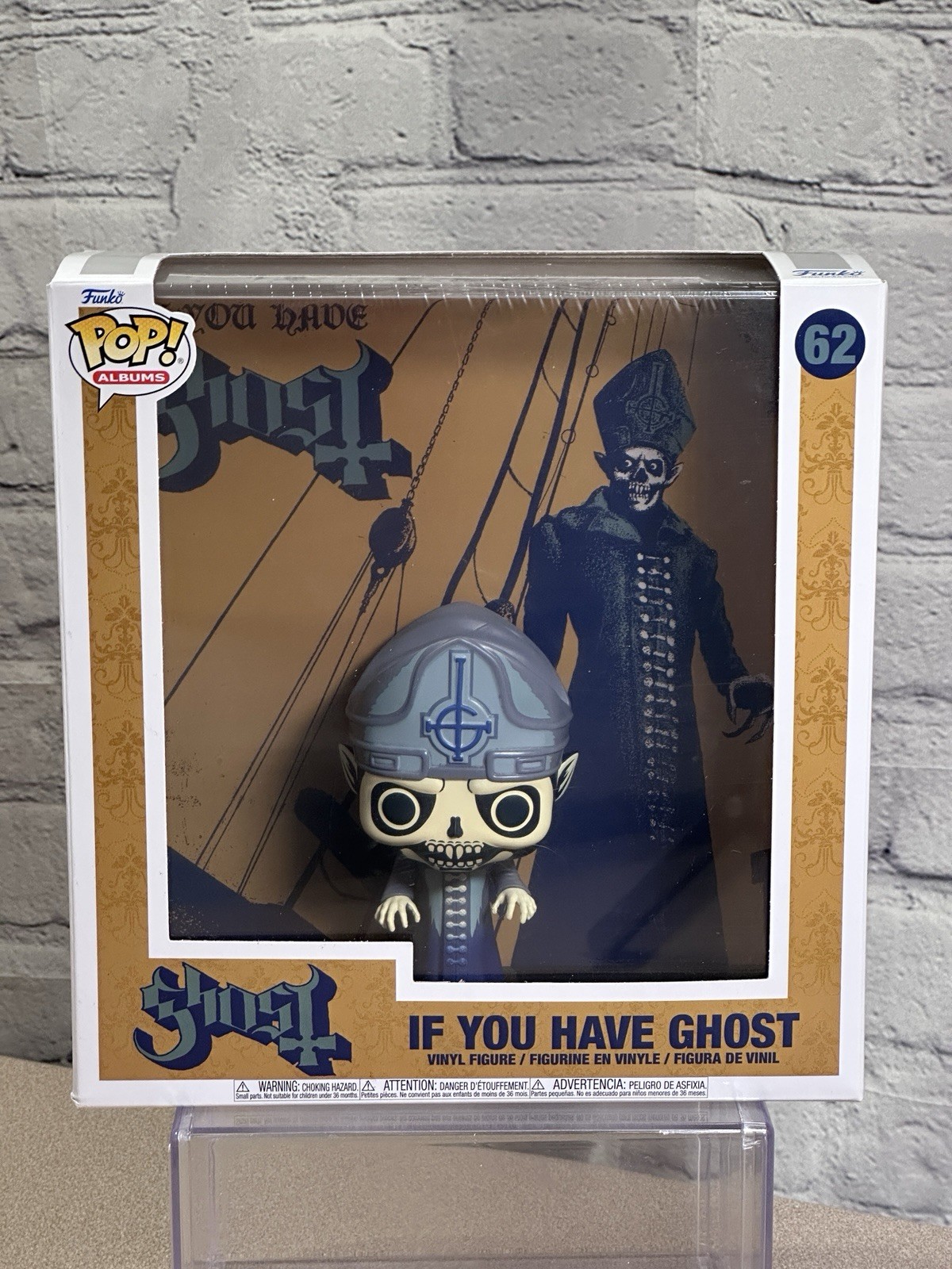 Funko Pop Albums - Ghost #62 - If You Have Ghost Papa Emeritus II BOX NOT MINT Funko Pop Albums - Ghost #62 - If You Have Ghost Papa Emeritus II BOX NOT MINT