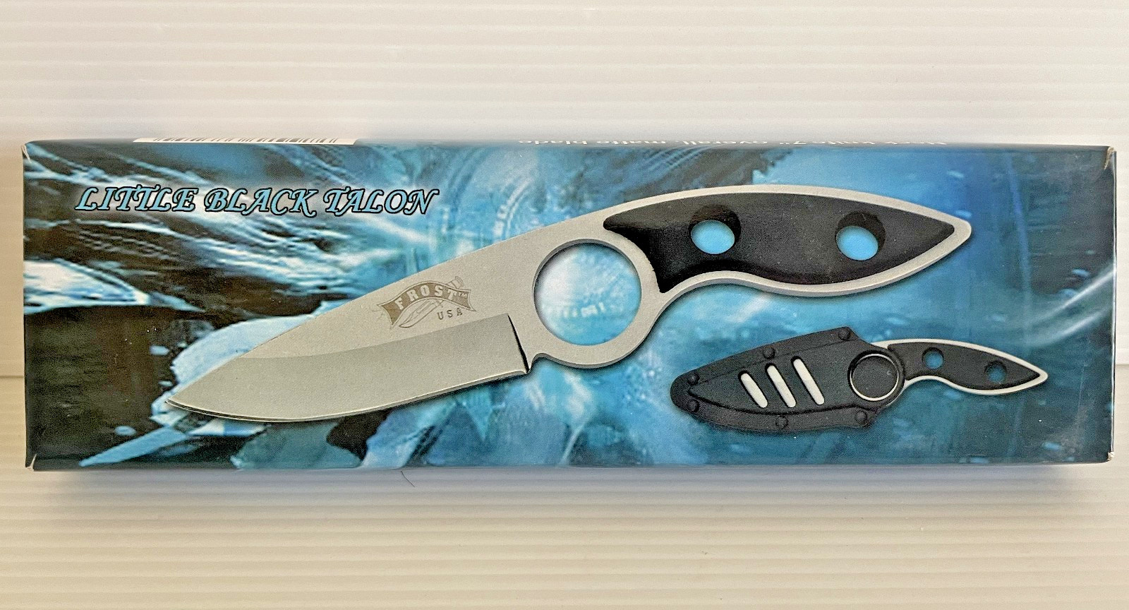 Frost Little Black Talon Fixed Blade 6.75” Knife 3” Stainless Blade HK924-20 NIB