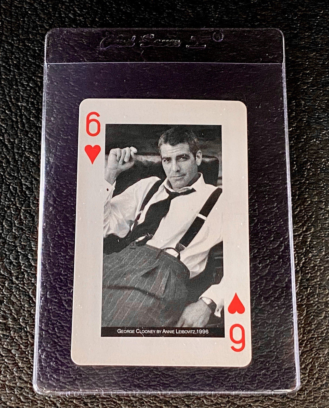 George Clooney 1998 Vanity Fair Magazine Playing Card From Dusk Till Dawn Movie
