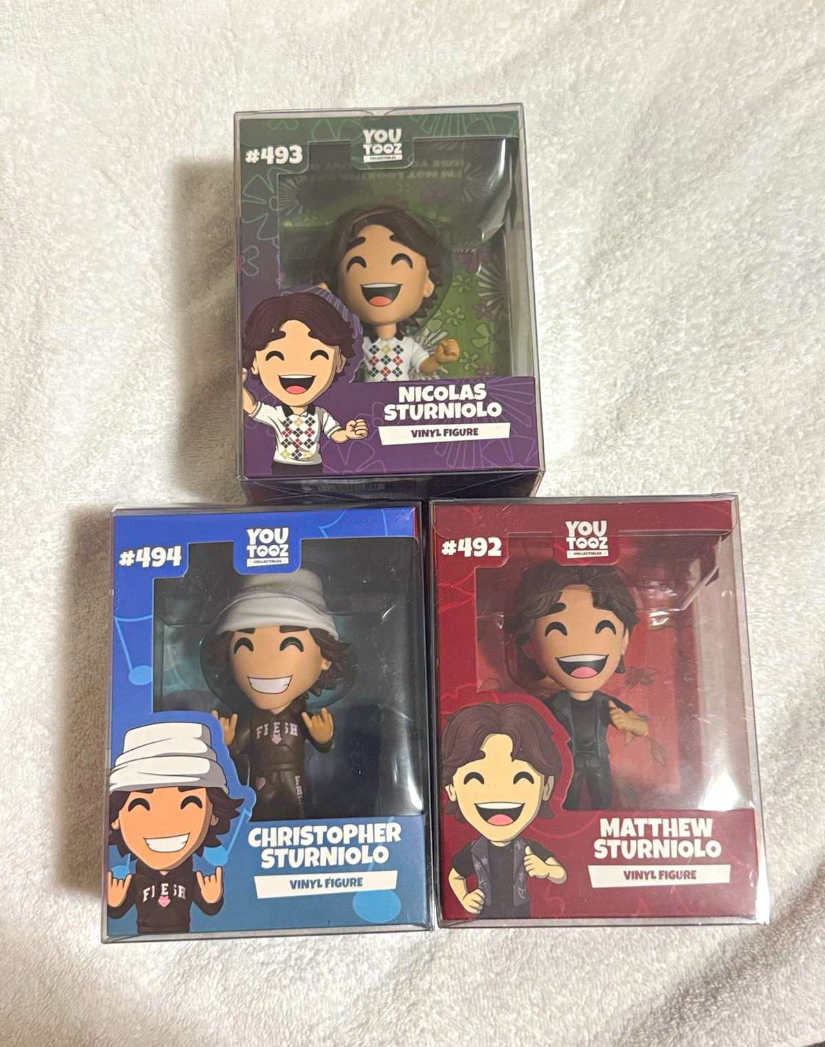 Youtooz Collector's Edition Vinyl Figure Lot 3 Nicolas Christopher Matthew
