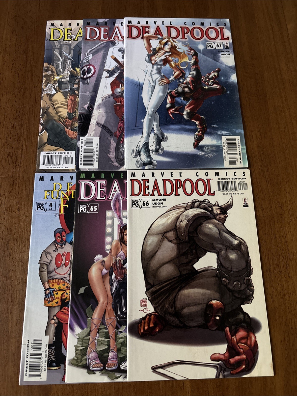 Deadpool Original 1997 Series Last 6 issues 64 65 66 67 68 69