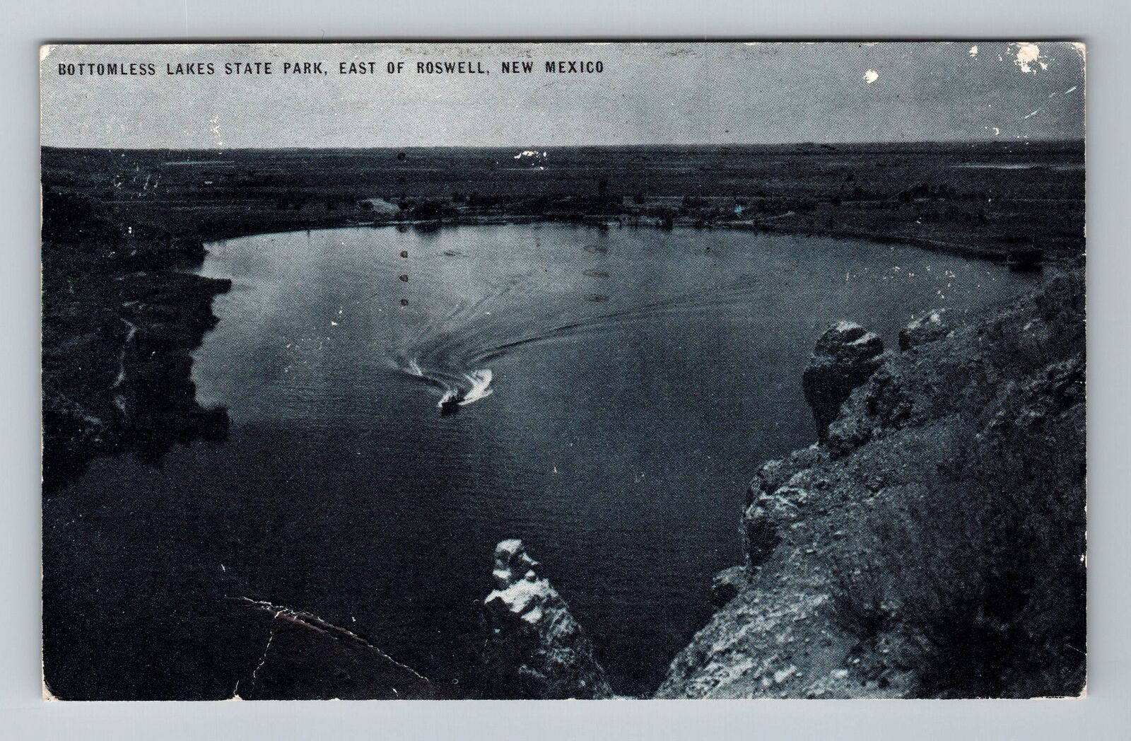 Roswell NM-New Mexico, Bottomless Lakes State Park, Vintage Postcard