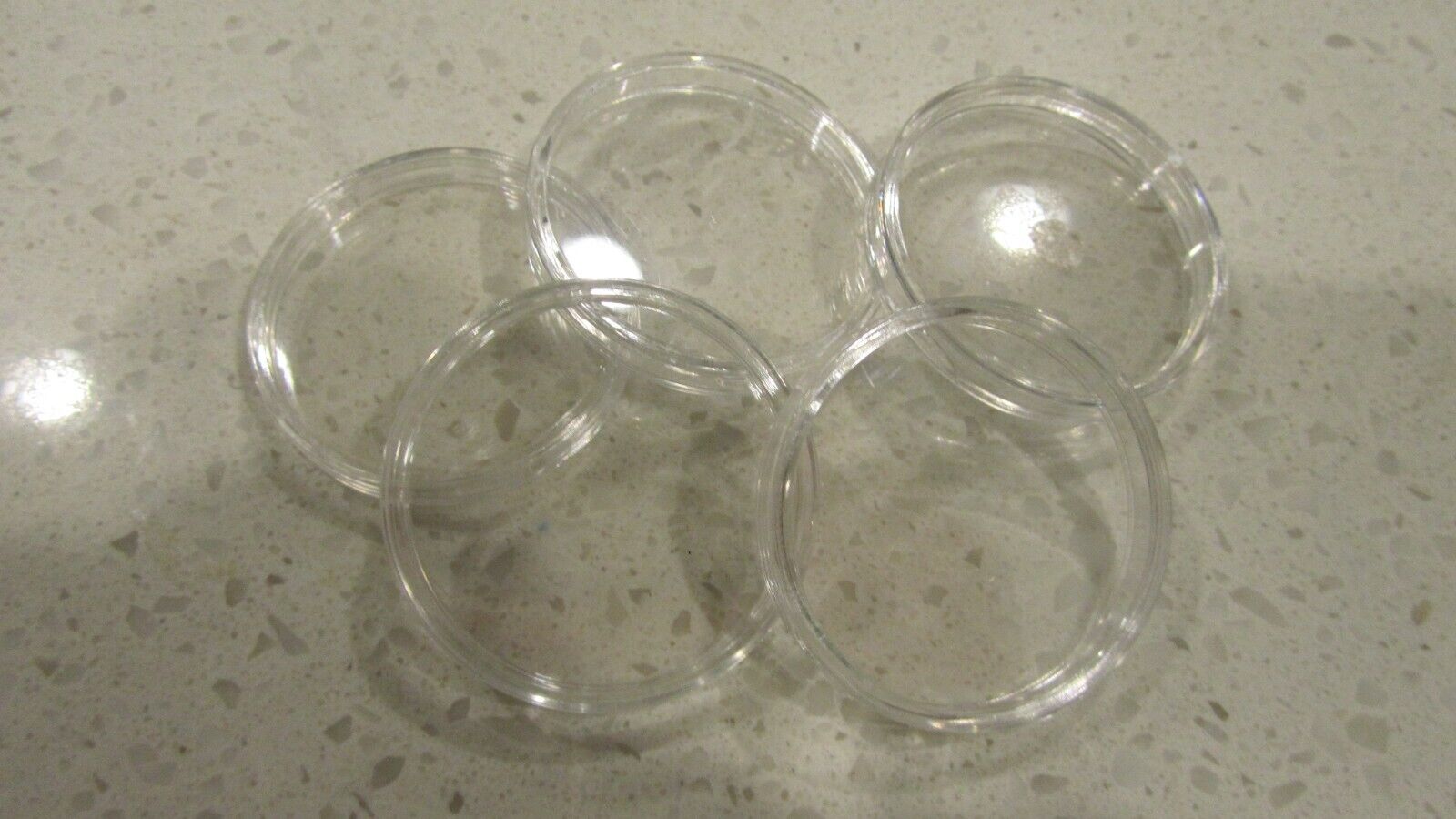 5 Clear 40.6 mm Protector Capsules 2fit Casino Poker Chip 1 oz Silver Eagle Coin