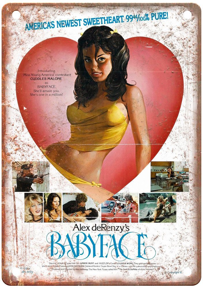 Babyface Vintage Movie Poster Old Retro Look Metal Sign MP266