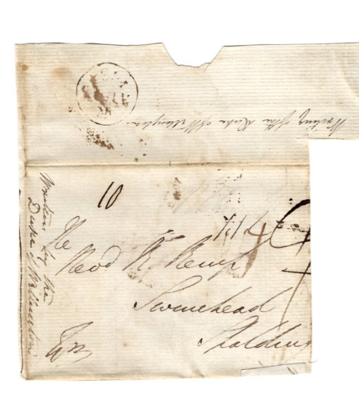 Arthur Wellesley, Duke of Wellington Signed Envelope / Autograph Prime Minister