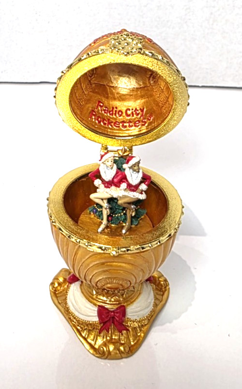 Radio City Rockettes Christmas Spectacular Hinged Egg Figurine HTF
