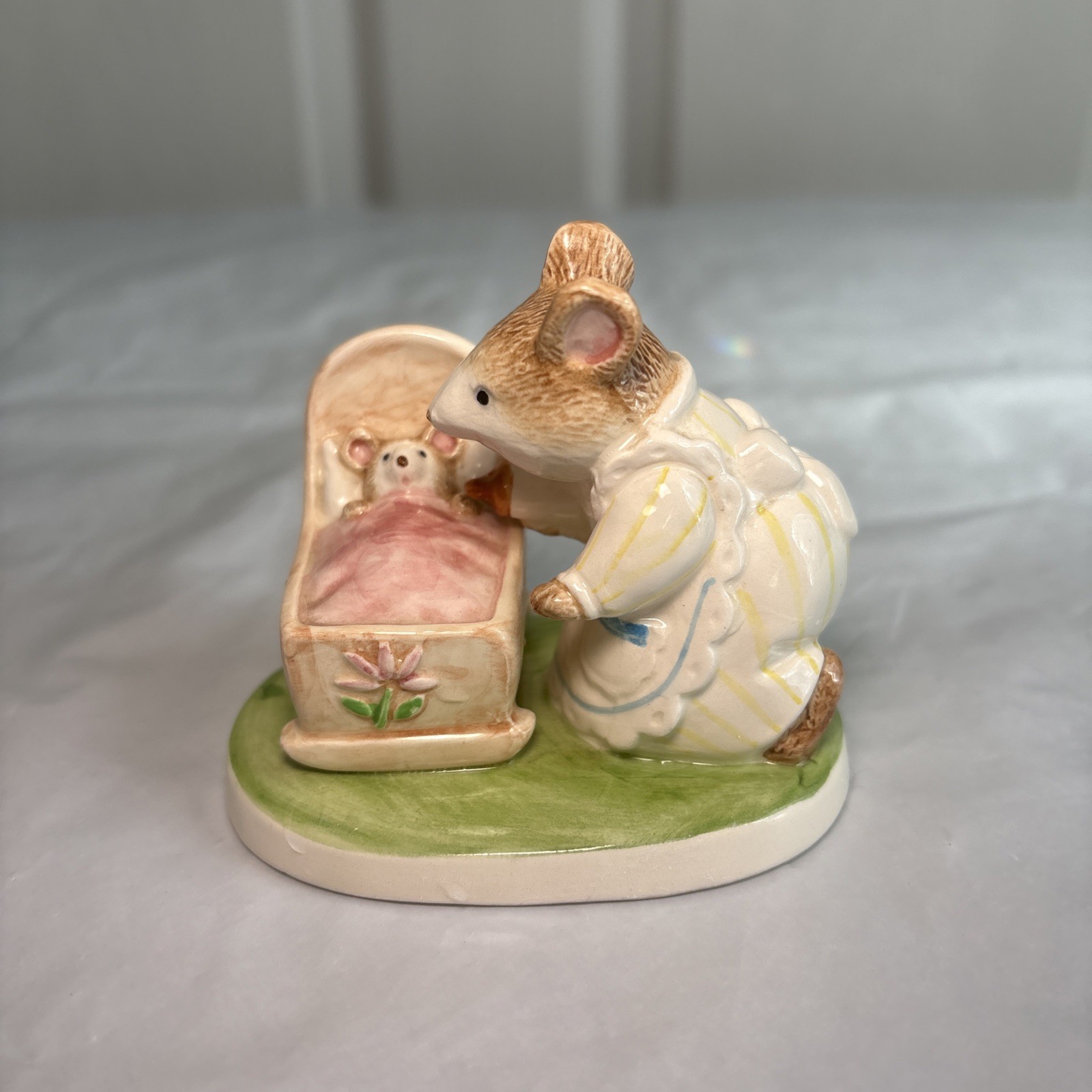 Vtg Napco Meadow mouse Anthropomorphic #1854 storybook cottagecore  kitschy
