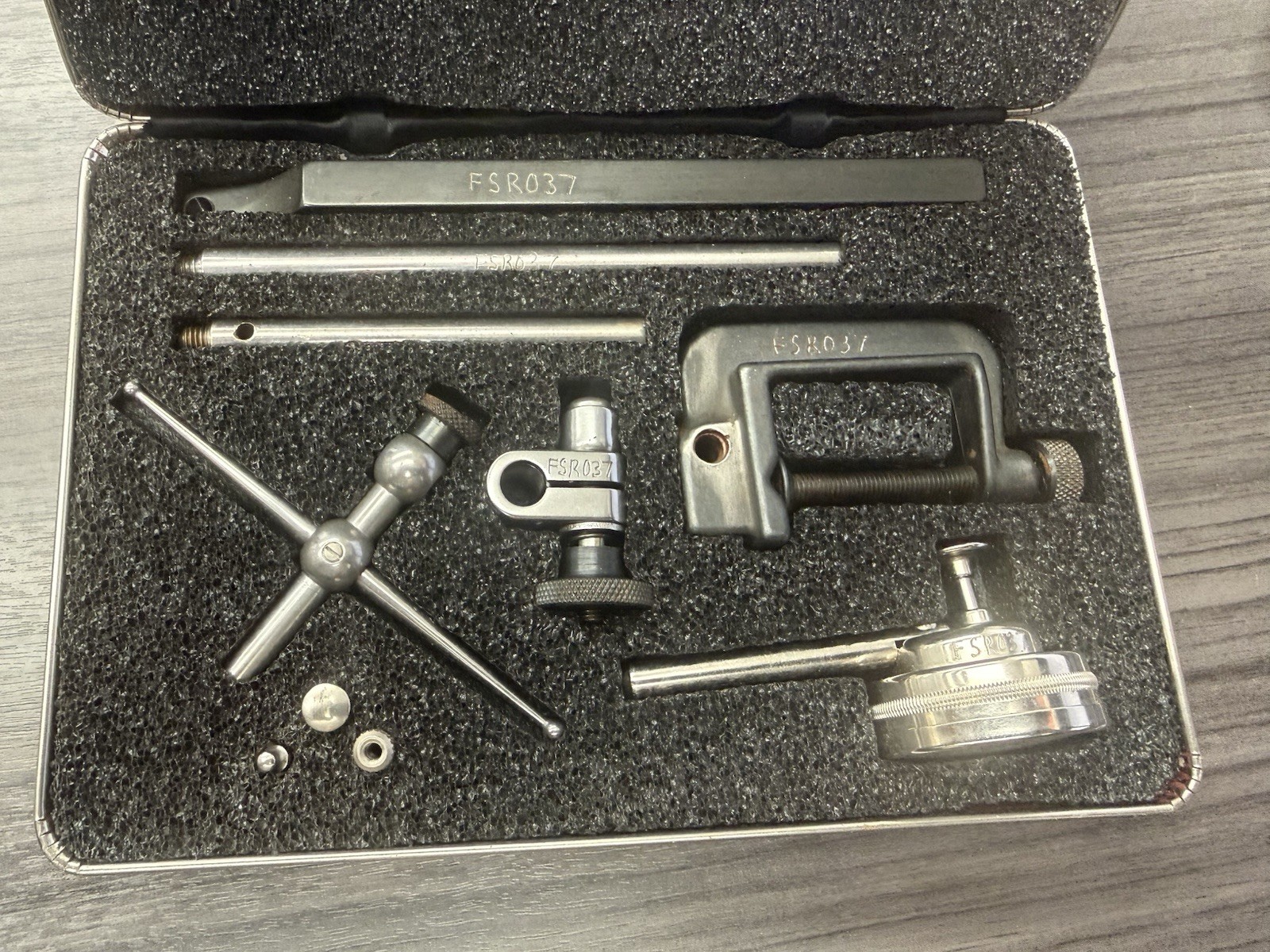 Starrett 196 Dial Indicator Set Gage Machinist Tools - USA: Complete Set