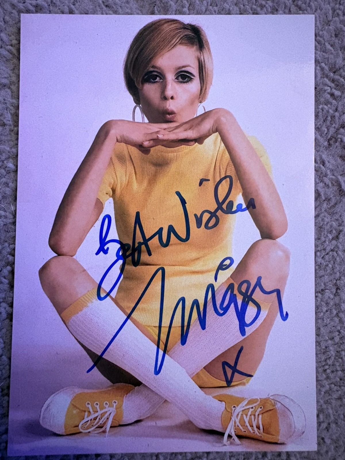 Signed Photo Twiggy (Lesley Lawson)