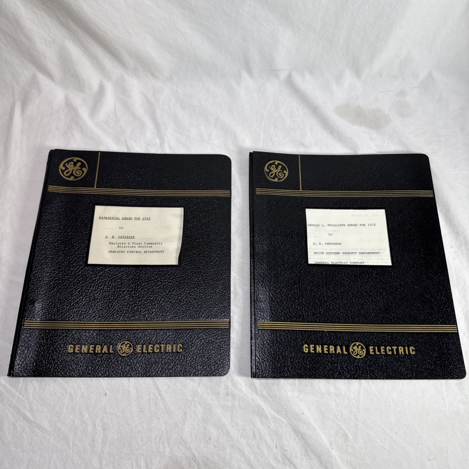 vintage General Electric Managerial Award 1955 & Phillippe Award 1972
