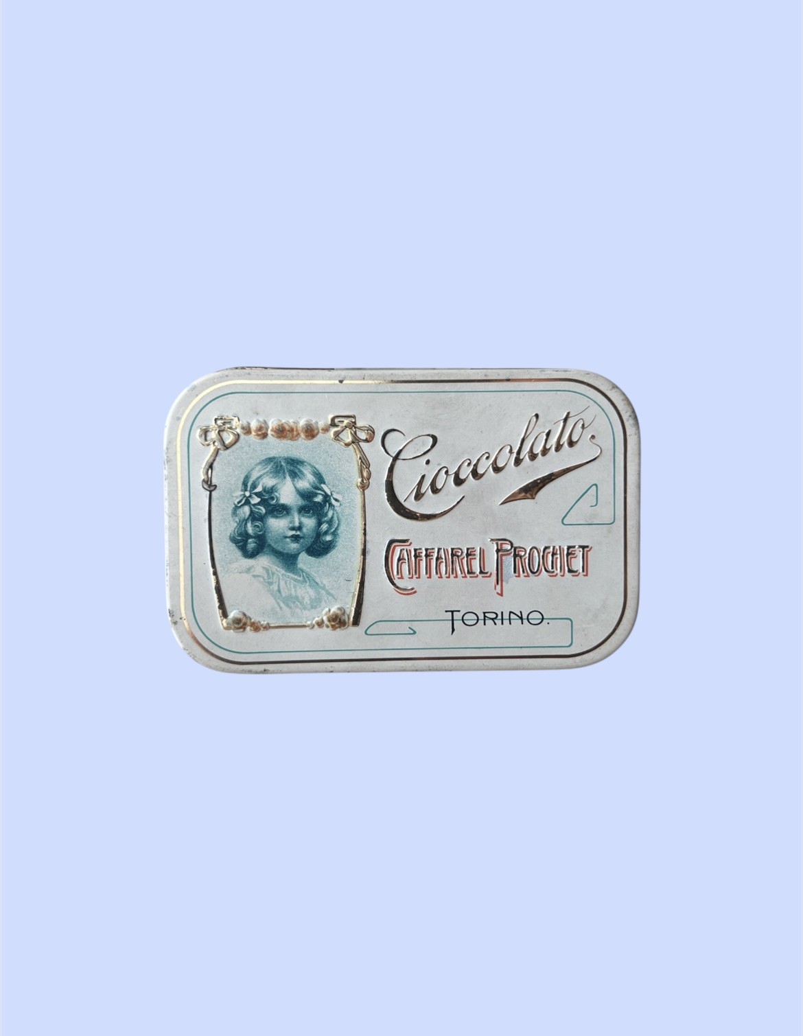 60’s Caffarel Prochet Chocolate Pills Metal Box 
