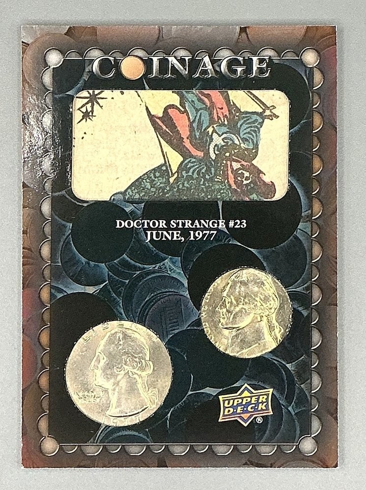 2020 UD Marvel Ages Comic Clippings Coinage DR-23 Doctor Strange 03/30 NM
