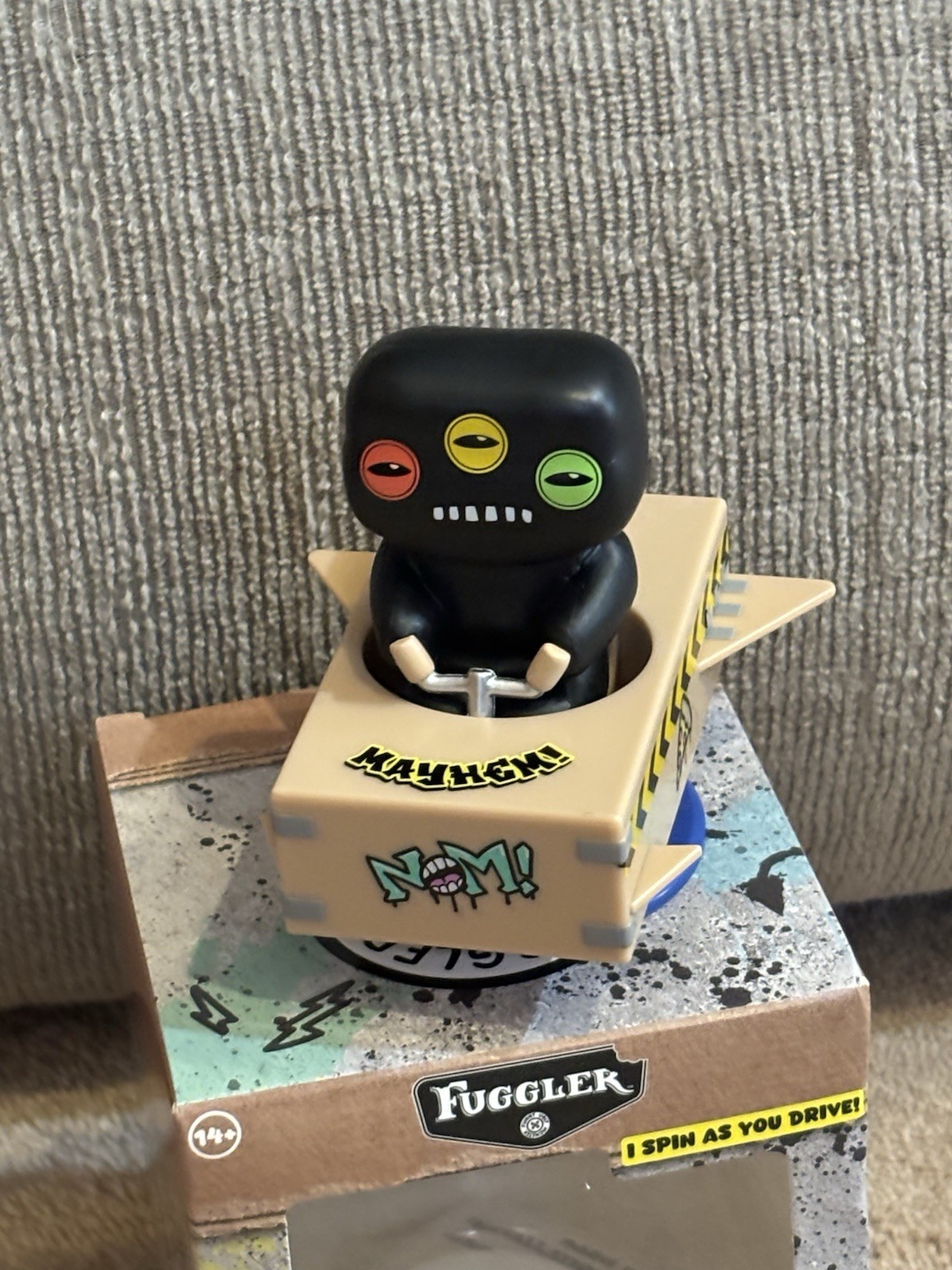 NEW, FUGGLER Car Dash board DRIFTER - ANNOYING ALIEN