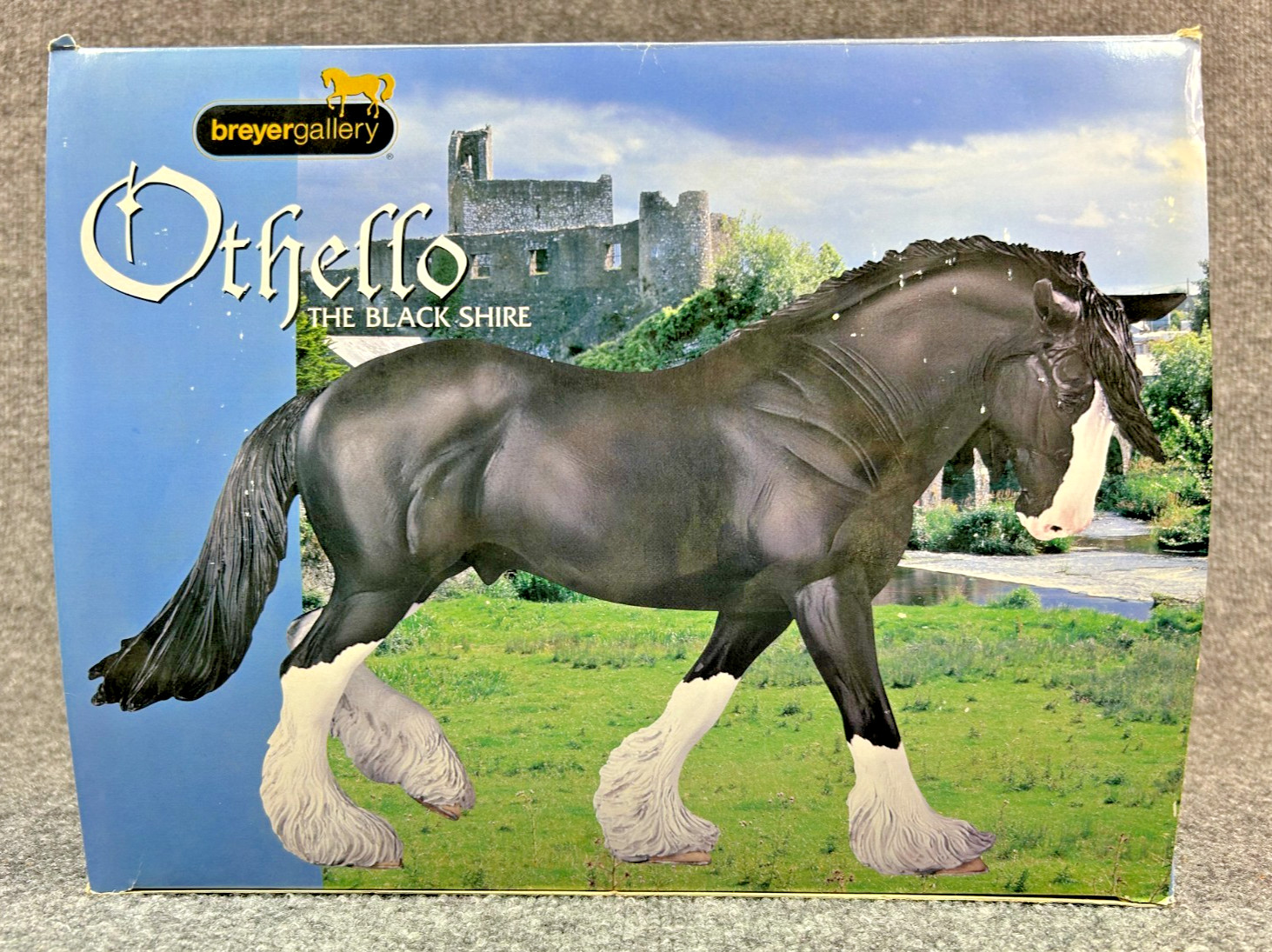 Breyer Gallery Othello The Black Shire 8127 Kathleen Moody Fine Porcelain Horse