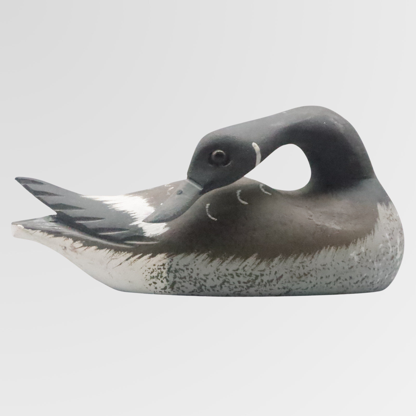 Sculpture Tremblay Canada Canada Goose Wood Carving Decoy Folk Art 7\