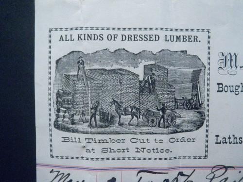 1906 Manchester Virginia  B. M. ROBERTSON & CO Lumber Billhead