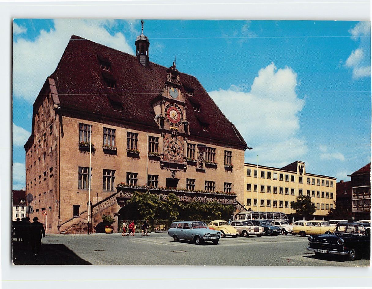 Postcard Rathaus Heilbronn Germany