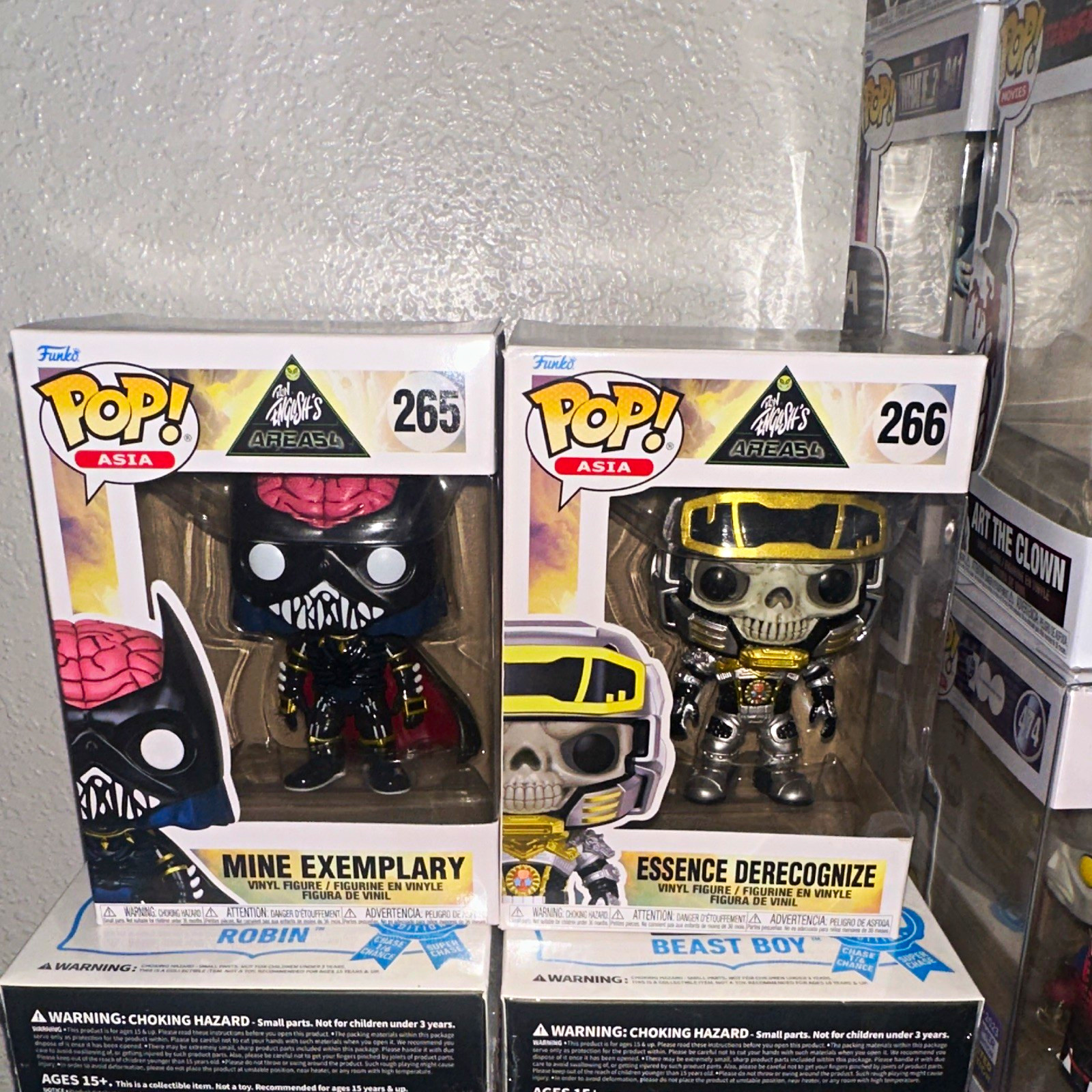 Funko Pop Asia Ron English Mine Exemplary +Essence Derecognize Area54 #265 #266