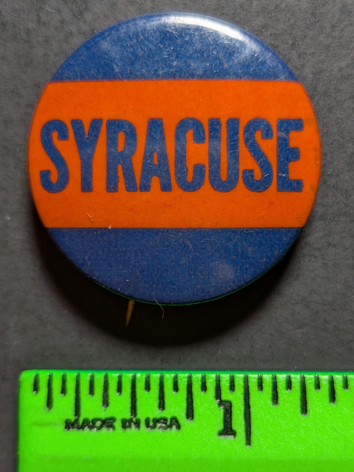 Vintage Syracuse College University Pinback Pin Vintage Syracuse College University Pinback Pin