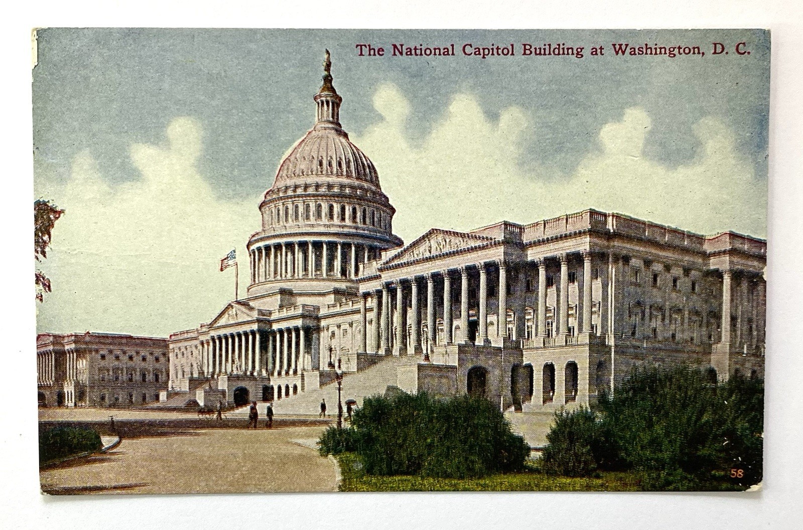 Antique US Capitol Washington DC Postcard # 58 Womans World Chicago Promo