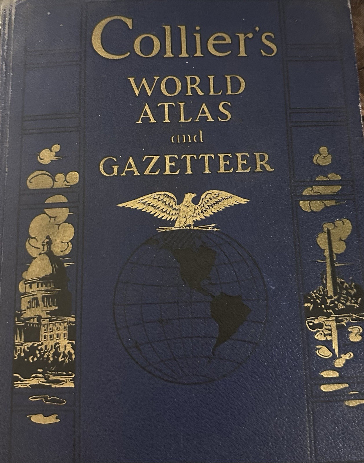 Collier's World Atlas Gazetteer,P.F. Collier & Son Corporation mid-20th century