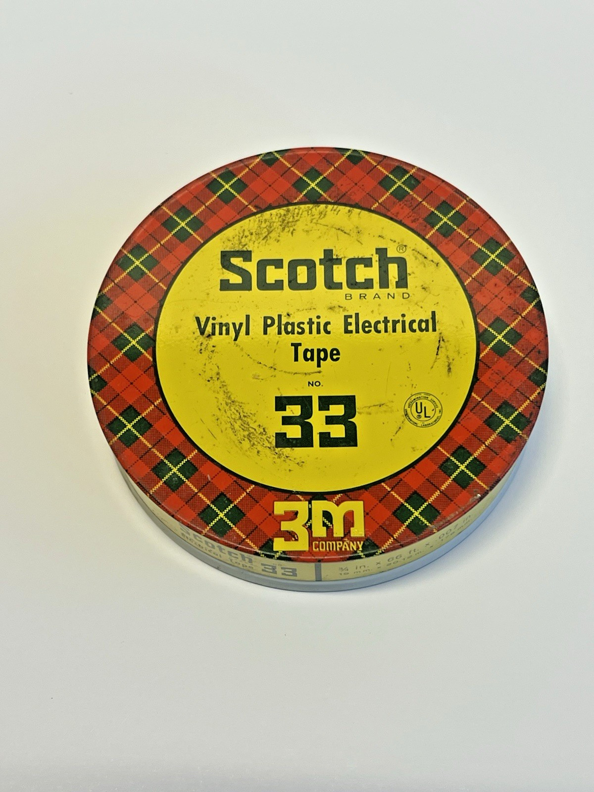 Vintage SCOTCH Vinly Plastic Electrical Tape; No. 33; NOS Unused; 1949