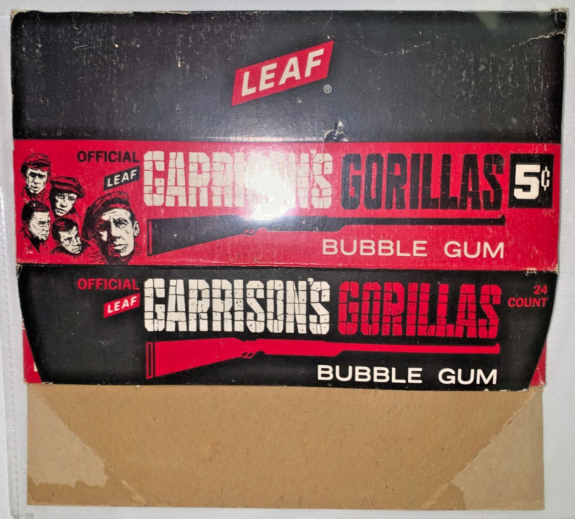 1967 Leaf Garrison\'s Gorillas Original Trading Card Box (Box Only)
