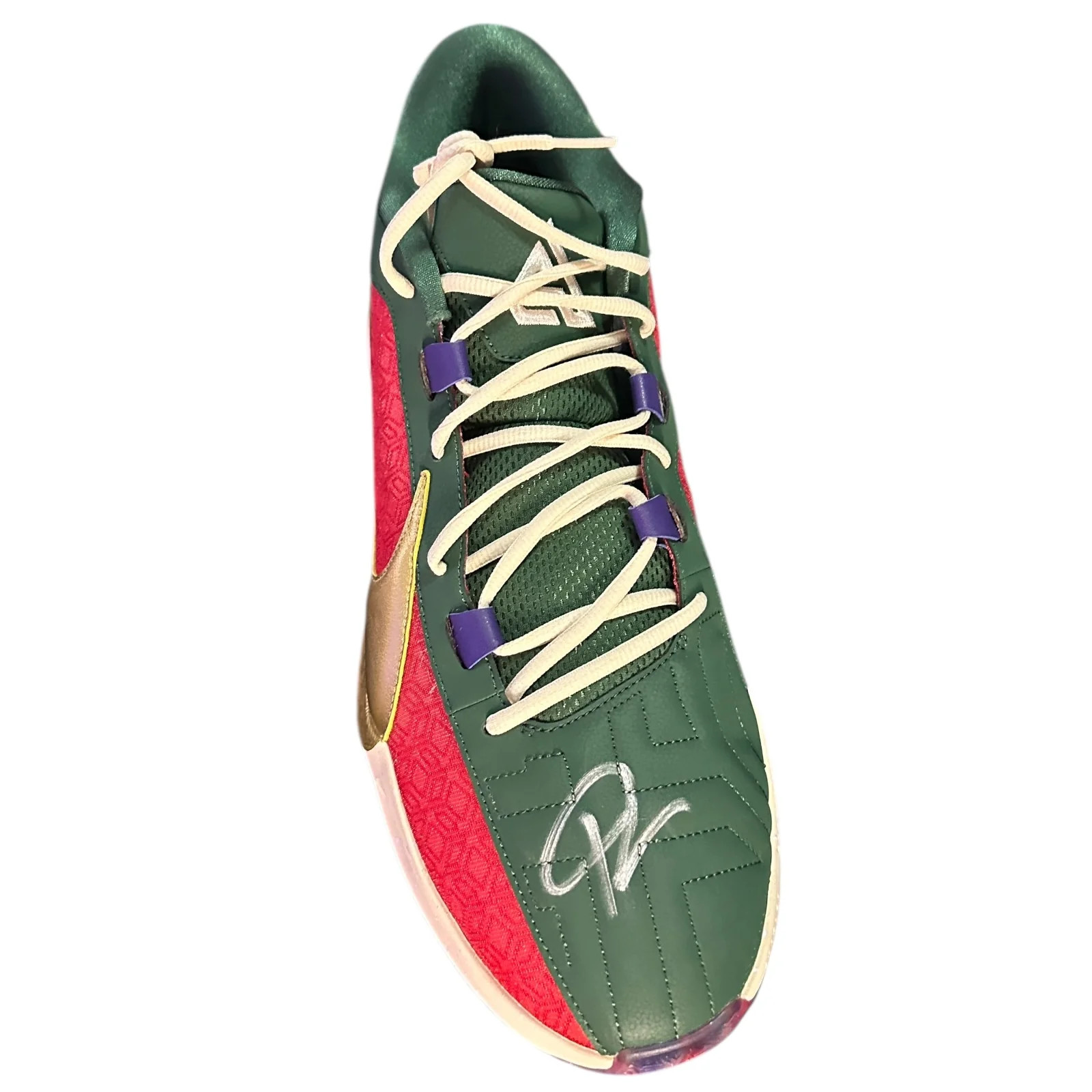 Giannis Antetokounmpo Autographed Game Issued Nike Size 17 Shoe - Beckett Giannis Antetokounmpo Autographed Game Issued Nike Size 17 Shoe - Beckett