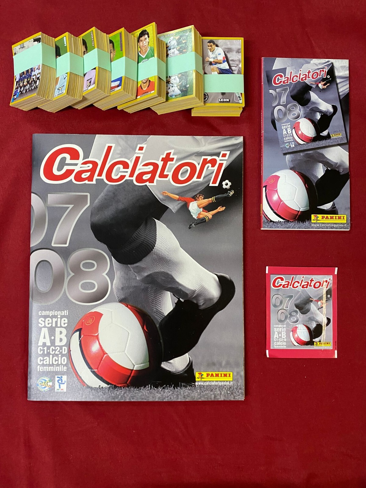 PANINI FOOTBALLERS EMPTY ALBUM 2007-08 + COMPLETE SET FIGURINES + Updated.